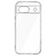 Avizar Coque pour Google Pixel 8a Silicone Souple Design Fin Transparent Revêtement souple encaissant les impacts légers et rayures pour garder votre téléphone à l'abri