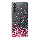 Evetane Coque Samsung Galaxy S21 5G 360 intégrale transparente Motif Confettis De Coeur Tendance Coque Samsung Galaxy S21 5G 360 intégrale transparente Confettis De Coeur Tendance