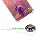 Acheter Evetane Coque iPhone 13 Mini anti-choc souple angles renforcés transparente Motif Attrape rêve rose