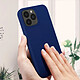 Acheter Avizar Coque iPhone 13 Pro Max Silicone Semi-rigide Finition Soft-touch bleu roi