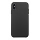 Evetane Coque iPhone X/Xs effet cuir grainé Noir Coque iPhone X/Xs effet cuir grainé Noir