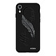 Evetane Coque iPhone Xr Silicone Liquide Douce noir Love Life Coque iPhone Xr Silicone Liquide Douce noir Love Life