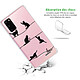 Avis Evetane Coque Samsung Galaxy S20 anti-choc souple angles renforcés transparente Motif Chat Lignes