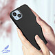 Acheter Avizar Coque pour iPhone 14 Silicone Semi-rigide Finition Soft-touch Fine  noir