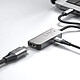 Linq Hub USB-C 2-en-1 Gris pas cher