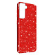 Acheter Avizar Coque Samsung Galaxy S21 Plus Paillette Amovible Silicone Semi-rigide Rouge