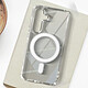 Acheter Avizar Coque MagSafe pour Samsung Galaxy S24 Semi-rigide Coins Bumper Transparent