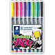 STAEDTLER Marqueur permanent 318F Lumocolor, étui de 8 Marqueur permanent