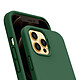 Avis Evetane Coque iPhone 12 Pro Vert Foret Silicone Liquide + 2 Protections écran et 2 protections Objectif Caméra