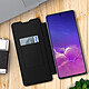 Avis Avizar Étui Galaxy S10 Lite éco-cuir texturé Antichocs Anti-rayures Porte-carte Noir