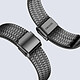 Avis Avizar Bracelet pour Apple Watch 41mm et 40mm et 38 mm Maillons Carré Acier Inoxydable  Noir