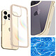 Spigen SGP Coque Spigen iPhone 14 Pro Max Dos Transparent Contour Beige Antichoc Série Ultra Hybrid pas cher