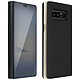 Avizar Housse Galaxy Note 8 Etui folio Miroir Fonction Stand Protection - Noir Housse Folio Clear View Standing Cover conçu pour Galaxy Note 8