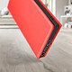 Avizar Housse pour Samsung Galaxy S23 Ultra Clapet Portefeuille Fonction Support Vidéo  rouge pas cher