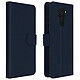 Avizar Étui Xiaomi Redmi Note 9 Housse Intégrale Porte-carte Fonction Support bleu Housse portefeuille spécialement conçue pour le Xiaomi Redmi Note 9