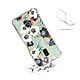 Acheter LaCoqueFrançaise Coque Samsung Galaxy A8 2018 anti-choc souple angles renforcés transparente Motif Fleurs vert d'eau