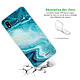 Avis Evetane Coque Samsung Galaxy A10 360 intégrale transparente Motif Bleu Nacré Marbre Tendance