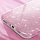 Acheter Avizar Coque Paillette pour iPhone 16 Hybride Design Glamour Rose Poudré