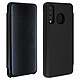 Avizar Housse Samsung Galaxy A50 Étui Clapet translucide Support Vidéo Noir - Design sobre et élégant en polycarbonate avec un effet miroir pour un rendu unique.