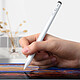 Acheter Baseus Stylet Tactile pour iPad Pointe Fine 1mm Autonomie 18h Rejet de Paume Blanc ACSXB-C02  Blanc