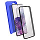 Avizar Coque Samsung Galaxy S20 Plus Protection Arrière Rigide et Avant Souple Bleu - Coque de protection spécialement conçue pour le Samsung Galaxy S20 Plus