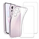 Acheter Evetane Coque Samsung Galaxy A05S Antichoc coins renforces Silicone + 2 Vitres en verre trempe Protection ecran