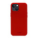 So Seven Coque pour iPhone 13 SMOOTHIE RECYCLE Rouge Silicone et anti-tâche