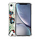 Avis LaCoqueFrançaise Coque iPhone Xr anti-choc souple angles renforcés transparente Motif Fleurs vert d'eau