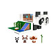 Minecraft - Playset Mob Head Minis La maison du Panda Playset Mob Head Minis La maison du Panda.