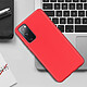 Avizar Coque Samsung Galaxy S20 FE Souple Flexible Antichoc Finition Mate Rouge pas cher