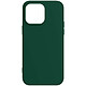 Avizar Coque pour iPhone 15 Pro Max Silicone Premium Semi rigide Finition Mate Douce  Vert foncé Coque série Fast Premium, conçue avec un mélange de polycarbonate et de silicone, pour votre Apple iPhone 15 Pro Max