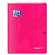 OXFORD Cahier Easybook agrafé 24x32cm 96 pages grands carreaux 90g rose Cahier