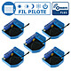 Qubino Lot De 5 Modules Fil Pilote Encastrable Z-wave Plus - Qubino QUB_LOT5_ZMNHJD1 Lot de 5 modules Z-Wave Plus encastrables délivrant les différentes consignes fil pilote pour radiateur électrique.