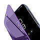 Avis Avizar Étui pour Samsung Galaxy S24 Clapet Effet Miroir Support Stand Violet