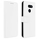 Avizar Housse LG K40s Étui Folio Porte-carte Fonction Support Vidéo Blanc - Etui de protection intégrale spécialement conçu pour LG K40s