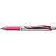 PENTEL Stylo Roller encre gel rétractable ENERGEL BL77 Pointe 0,7 mm Rose x 12 Stylo roller