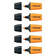 STABILO Surligneur BOSS MINI Pointe biseautée Orange x 5 Surligneur