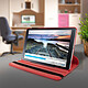 Avis Avizar Housse Samsung Galaxy Tab A 10.5 Etui Ajustable Support Orientable 360° Rouge