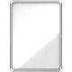 NOBO Vitrine d'extérieur fond magnétique 9xA4 porte battante blanc Vitrine