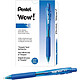 PENTEL Stylo à bille rétractable WOW BK440 Bleu x 12 Stylo à bille