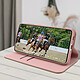 Acheter Avizar Housse Galaxy S21 Plus Étui Folio Portefeuille Fonction Support rose champagne