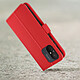 Avizar Etui pour Xiaomi Redmi 12Cavec Support Vidéo et Portefeuille  rouge pas cher