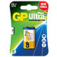 GP Batteries - Pack de 1 pile 9V - 6LF22 ULTRA PLUS Experts en piles depuis 1964!GP Batteries est un fournisseur complet de batteries avec une longue expérience de la fabrication de piles de haute qualité.