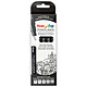 PENTEL Feutre technique permanent Pointliner, set de 5, noir Feutre à pointe fine