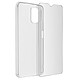 Avizar Coque Xiaomi Poco M3 Souple Film Verre Trempé Dureté 9H transparent Pack de protection 360° spécialement conçue pour Xiaomi Poco M3