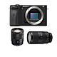 SONY ALPHA 6600 NOIR + 16-70 + 70-350mm PROMO GARANTIE 3 ans. MATERIEL PROVENANCE SONY FRANCE. Emballage securisé de vos commandes. Livré avec Facture dont TVA.