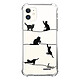 Evetane Coque iPhone 11 anti-choc souple angles renforcés transparente Motif Chat Lignes Coque iPhone 11 anti-choc souple angles renforcés transparente Chat Lignes