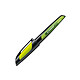 STABILO Stylo-plume EASYbuddy plume L spéciale gaucher noir/jaune Stylo plume