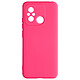 Avizar Coque pour Xiaomi Redmi 12C Silicone Semi-rigide Finition Douce au Toucher Fine  Fuchsia - Coque de protection, collection Fast Cover, spécialement conçue pour votre Xiaomi Redmi 12C