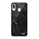 Evetane Coque Samsung Galaxy A40 360 intégrale transparente Motif Marbre noir Tendance Coque Samsung Galaxy A40 360 intégrale transparente Marbre noir Tendance